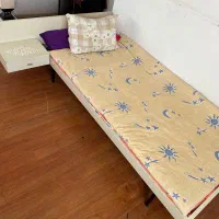 تخت خواب سفید یک نفره