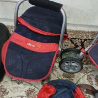 سرویس کالسکه دلیجان روروئک کریر تاب شورتی|اسباب و اثاث بچه|مشهد, طلاب|دیوار