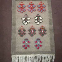 گلیم محلی|گلیم، جاجیم، گبه|اصفهان, بهارستان|دیوار