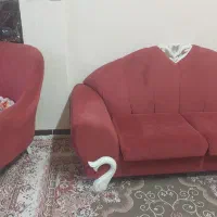 میز نهار خوری بسیار تمیز ومبل 7نفره وپنجره پی وی|مبلمان خانگی و میز عسلی|چمران, |دیوار