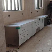 میز کار استیل سینک صنعتی  کانتر گرم  میز مرغی|کافی‌شاپ و رستوران|اصفهان, باغ فدک|دیوار