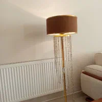 آباژور ایستاده و گل کریستالی