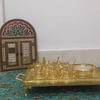 گیره استکان و لیوان همراه سینی