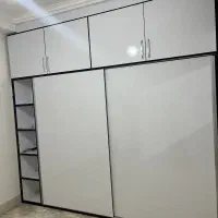 کابینت ساده ،های گلاس،کمد دیواری ریلی ساده|جاکفشی، کمد، دراور|سراب, |دیوار