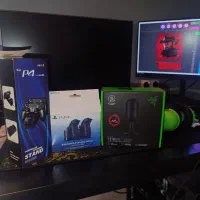 استند شارژ ps4 میکروفون برای استریم