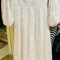 لباس مجلسی سفید سایز لارج