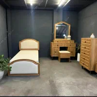 سرویس تخت یکنفره زیبای مدل آلیس|تخت و سرویس خواب|قروه, |دیوار