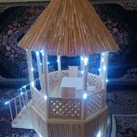 ماکت آلاچیق با نورپردازی زیبا