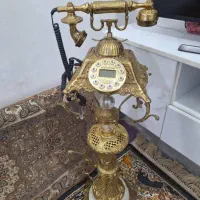 تلفن برنجی وبرنزی پایه دار وپایه سنگی|تلفن رومیزی|بندر امام خمینی, |دیوار