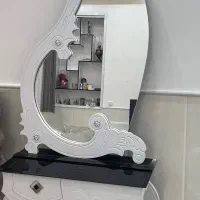 میز تلویزیون با اینه وشمعدان و فرش ۶متری|فرش|میبد, |دیوار