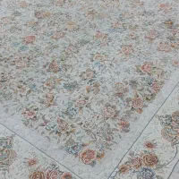 جفت فرش نه متری ۹ متری مناسب جهیزیه طرح افشان