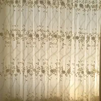 سلام  ۲عدد پرده حریر گلدار‌بسیار زیبا