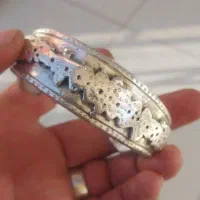 دستبند نقره قاجاری