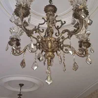 لوستر برنزی|لوستر و چراغ آویز|قزوین, |دیوار