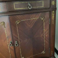 آینه کنسول چوبی|بوفه، ویترین، کنسول|ماهدشت, |دیوار