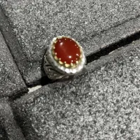 انگشتر نقره  عقیق یمنی