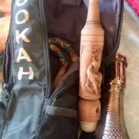 قلیان با کنده کاری