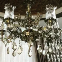 لوستر ۵ شاخه برنز