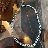 گردنبند نقره ایتالیایی مردانه