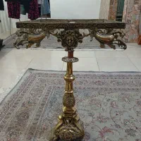 میز تلفن برنز