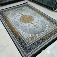 فرش درخت زنگی ست کامل گرد کناره قالیچه پادری|فرش|بوشهر, |دیوار