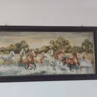 تابلو ۹ اسب دوان