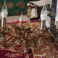 لوستر برنجی فرشته|لوستر و چراغ آویز|بروجرد, |دیوار