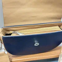 کیف چرم سورمه ای نو زنانه