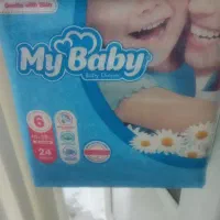 ۵ بسته پوشک مای بی بی سایز ۶ زیر قیمت بازار