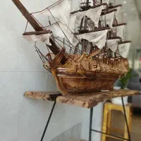 کشتی تزیینی|مجسمه، تندیس، ماکت|کرج, شهرک آسمان|دیوار