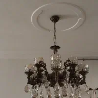 فروش دوعدد لوستر ۶شاخه به همراه دیوار کوب و۲۴ لامپ