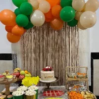 ریسه بادکنک آماده برای تولد ، نصف قیمت