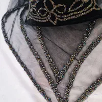 روسری و کلاه محلی لری|لباس|دهدشت, |دیوار