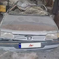 پژو ۴۰۵ مدل ۱۳۸۶ تصادفی موتور و گیربکس سالم