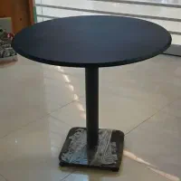 میز گرد پایه فلزی