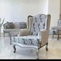 مبل فرانسوی ضمانتی/چوبی راش/مبلمان چکی