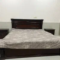 تخت خواب ۲ نفره با ۲کمد با ۲لغل تختی با میز آرایش|تخت و سرویس خواب|لامرد, |دیوار