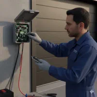 کرکره برقی جک پارکینگی درب شیشه ای