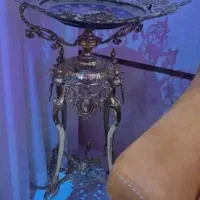 ظرف برنزی دکوری درحد نو