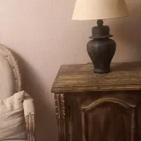 آباژور پتینه قهوه ای|چراغ خواب و آباژور|مشهد, آبکوه|دیوار