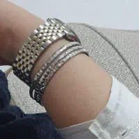 شش عدد النگوی استیل مشابه طلا