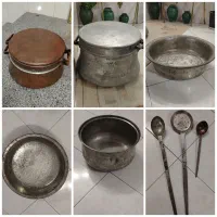 عتیقه مس مسی خمره بلونی پارچ استیل|کلکسیون اشیاء عتیقه|اصفهان, پرتمان|دیوار
