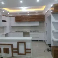 ساخت کابینت کمددیواری درب اتاق 5سال ضمانت