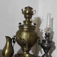 سرویس سماور برنجی|سماور، چای‌ساز، قهوه‌ساز|کرمان, |دیوار