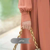 عبایی طرح سدنا و ساغر مشکی (تنوع پارچه) کد tw3251