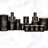 سرویس آشپزخانه رنگ مشکی۱۸ پارچه مدل بامبو آرتیستون