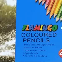 مداد رنگی ۴۸ رنگ فلامینگو جعبه فلزی