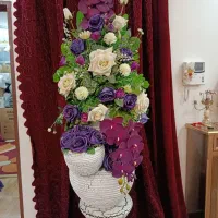 گل همراه با پایه