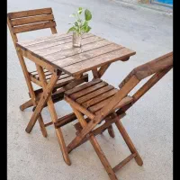 میزوصندلی تاشوچوبی.درحدنو