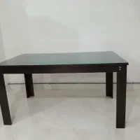 میز غذاخوری شش نفره چوبی سالم درحد نو